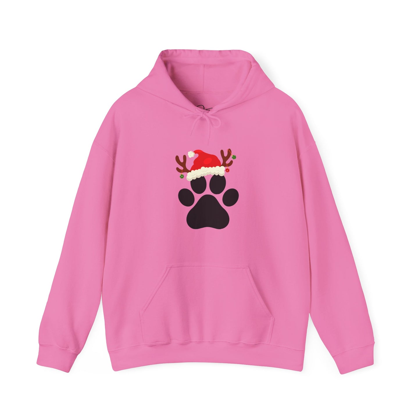 Christmas Paw Print Hoodie