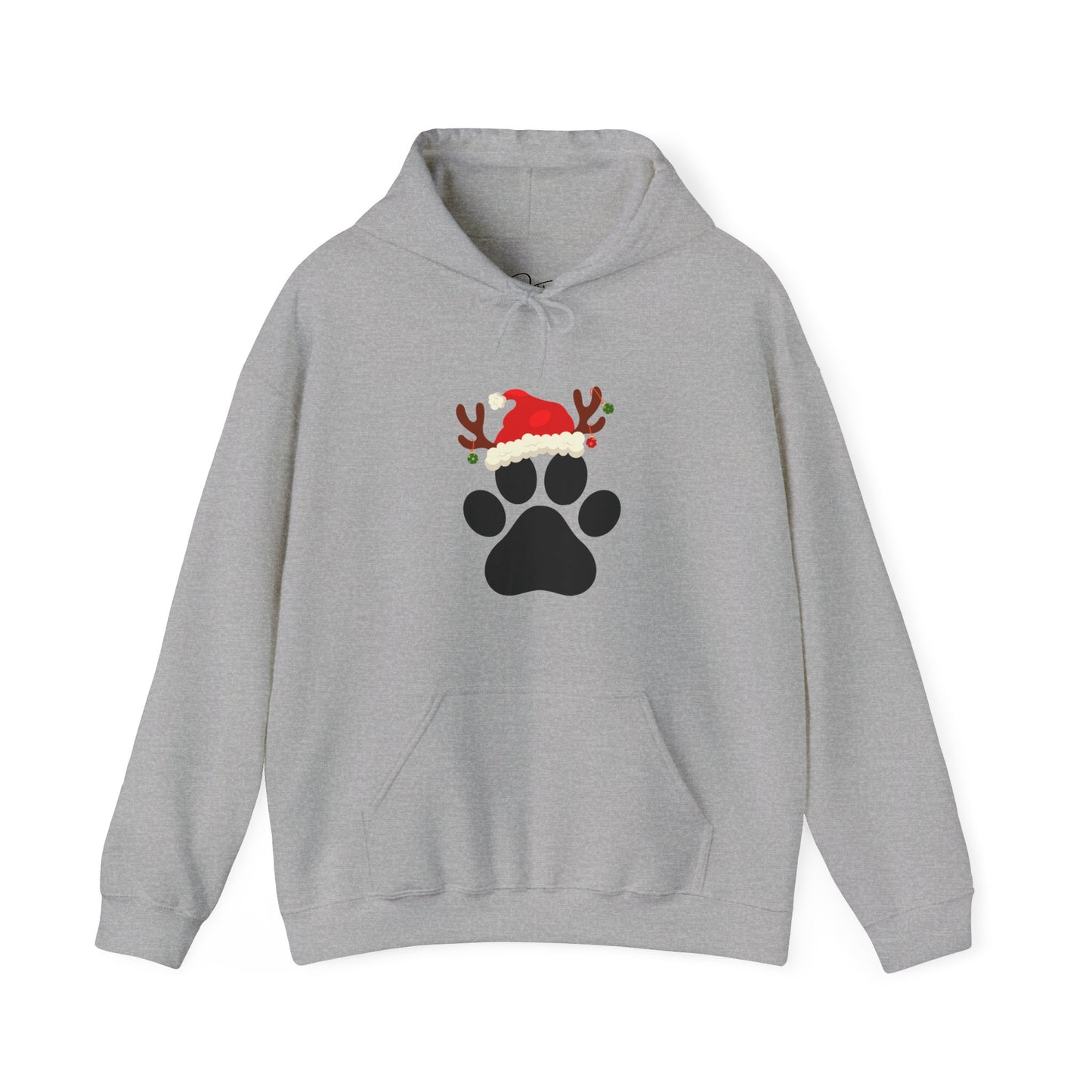 Christmas Paw Print Hoodie