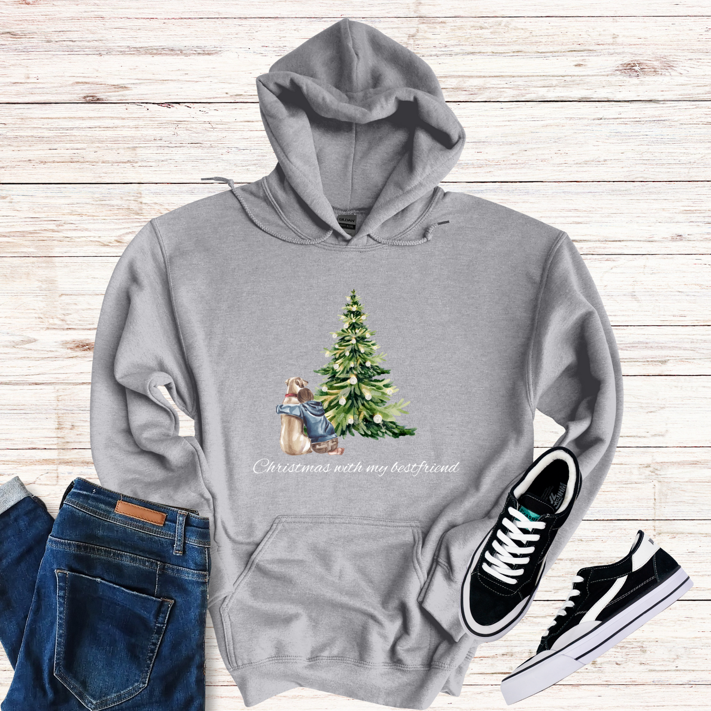 Christmas With My Bestfriend Hoodie