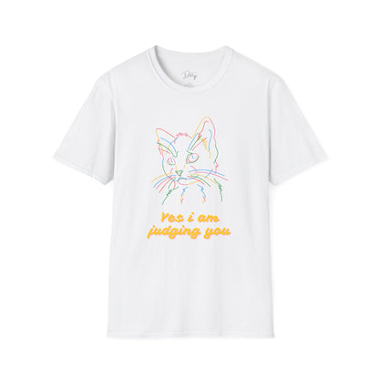 Funny Judgy Cat T-Shirt