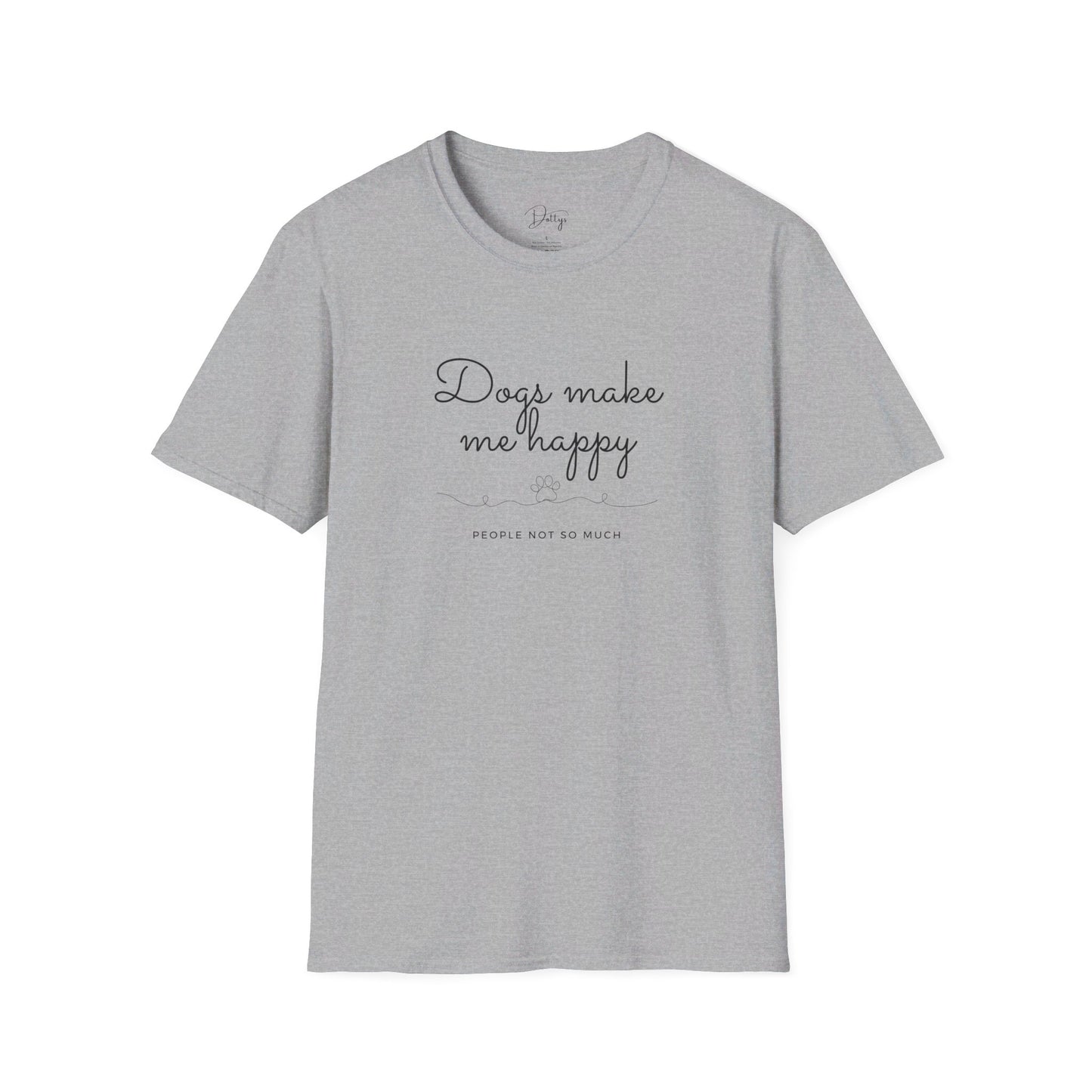 Dogs Make Me Happy T-Shirt