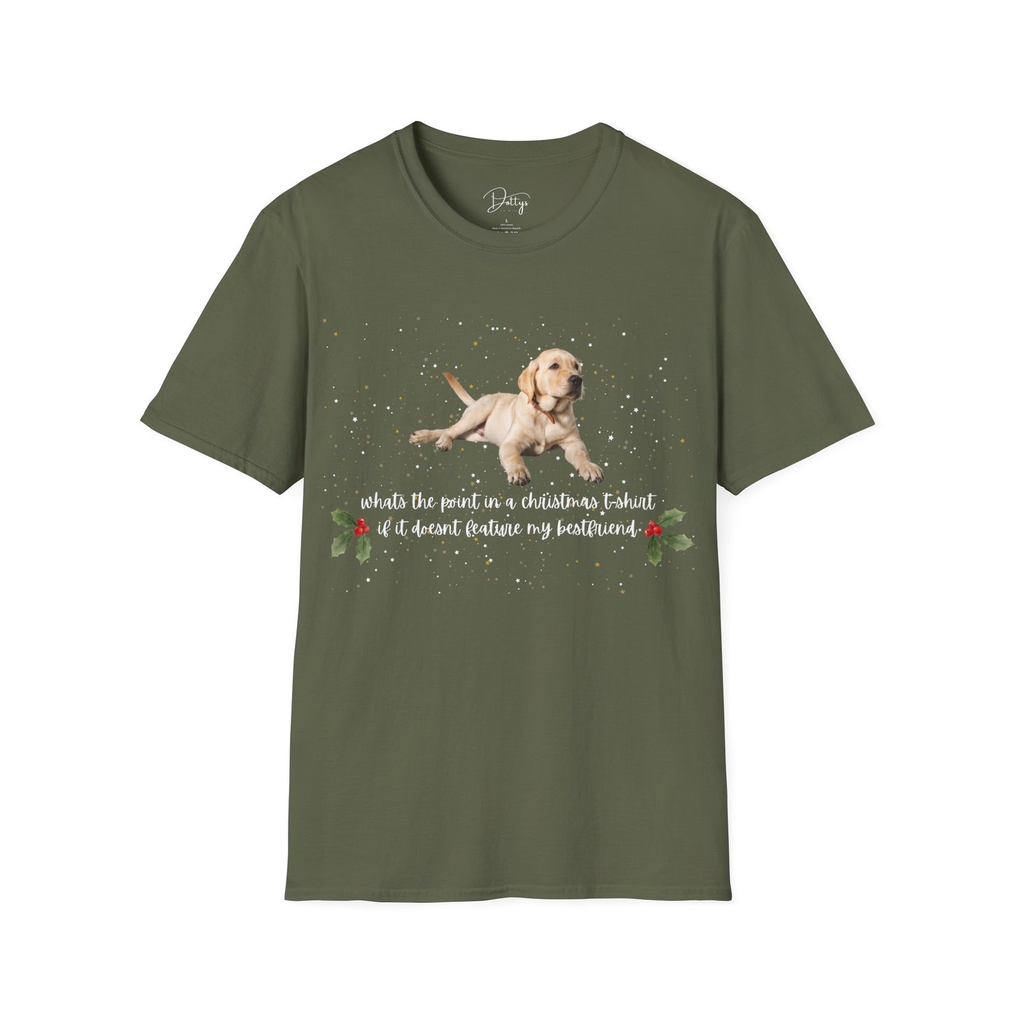 Yellow Labrador Puppy - Bestfriend Christmas T-Shirt