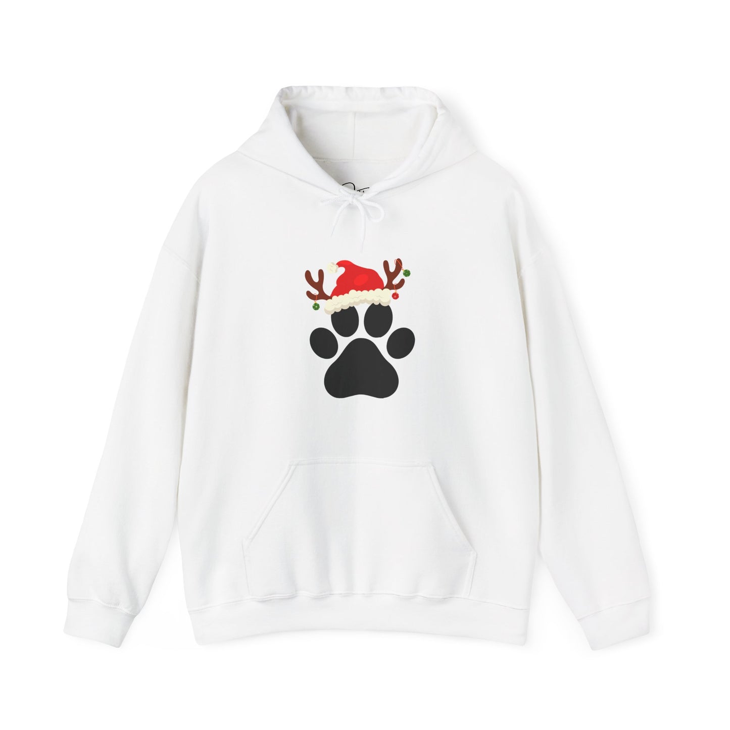 Christmas Paw Print Hoodie