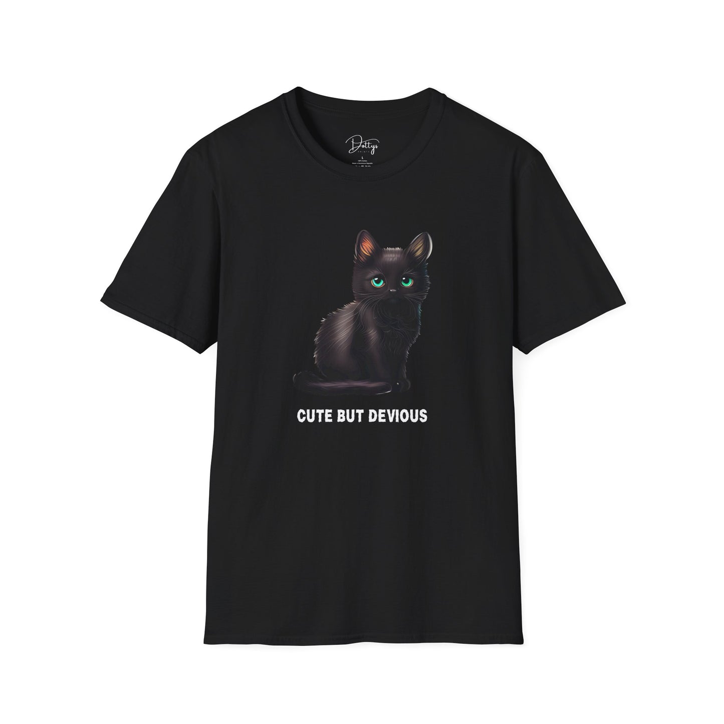 Cute But Devious Black Cat T-Shirt