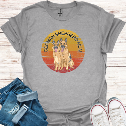 German Shepherd Mum T-Shirt