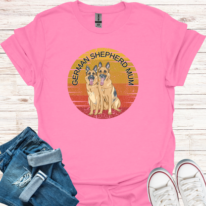 German Shepherd Mum T-Shirt