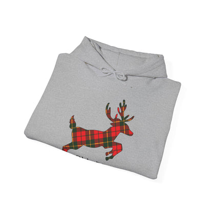 Tartan Oh Deer Christmas Hoodie