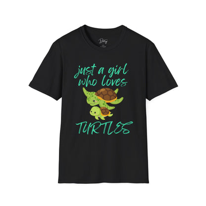 Just A Girl Who Loves Turtles T-Shirt