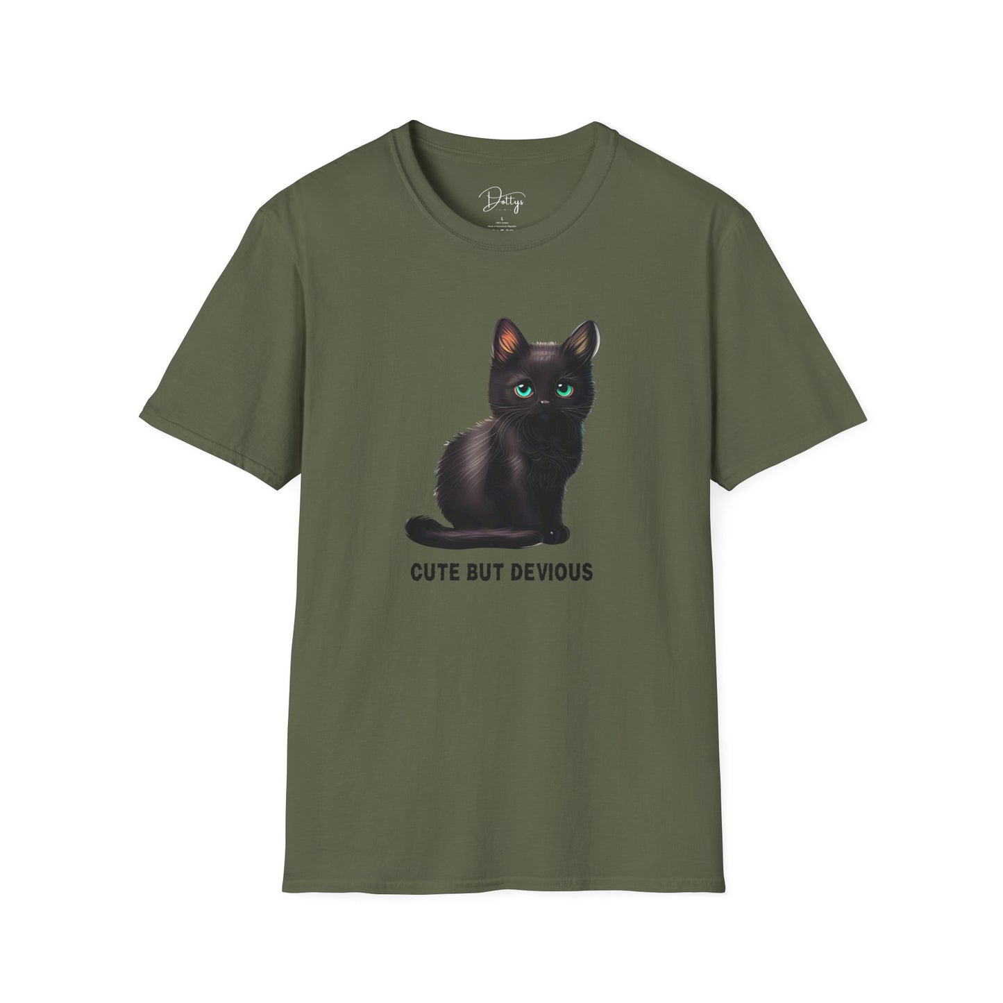 Cute But Devious Black Cat T-Shirt