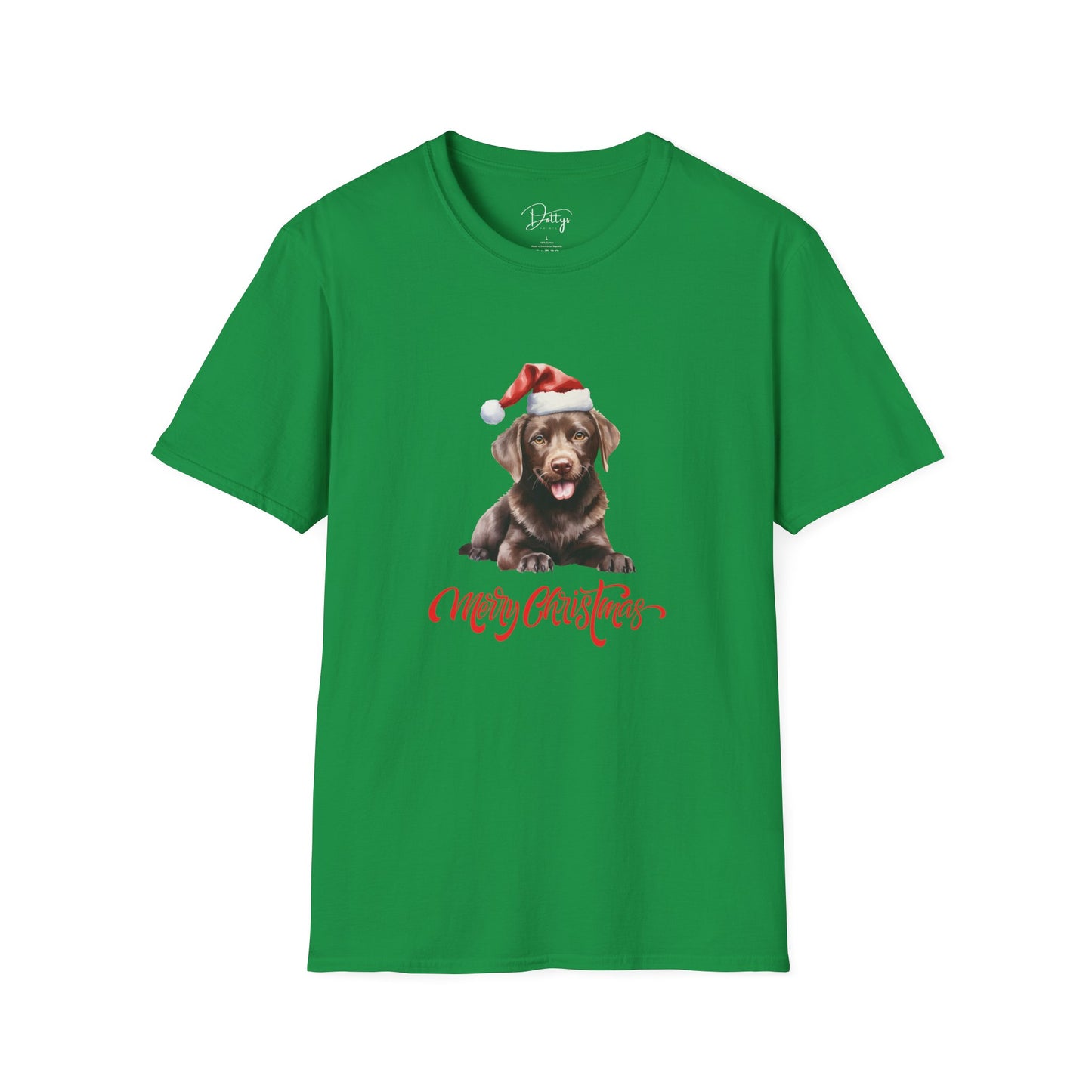 Chocolate Labrador Christmas T-Shirt