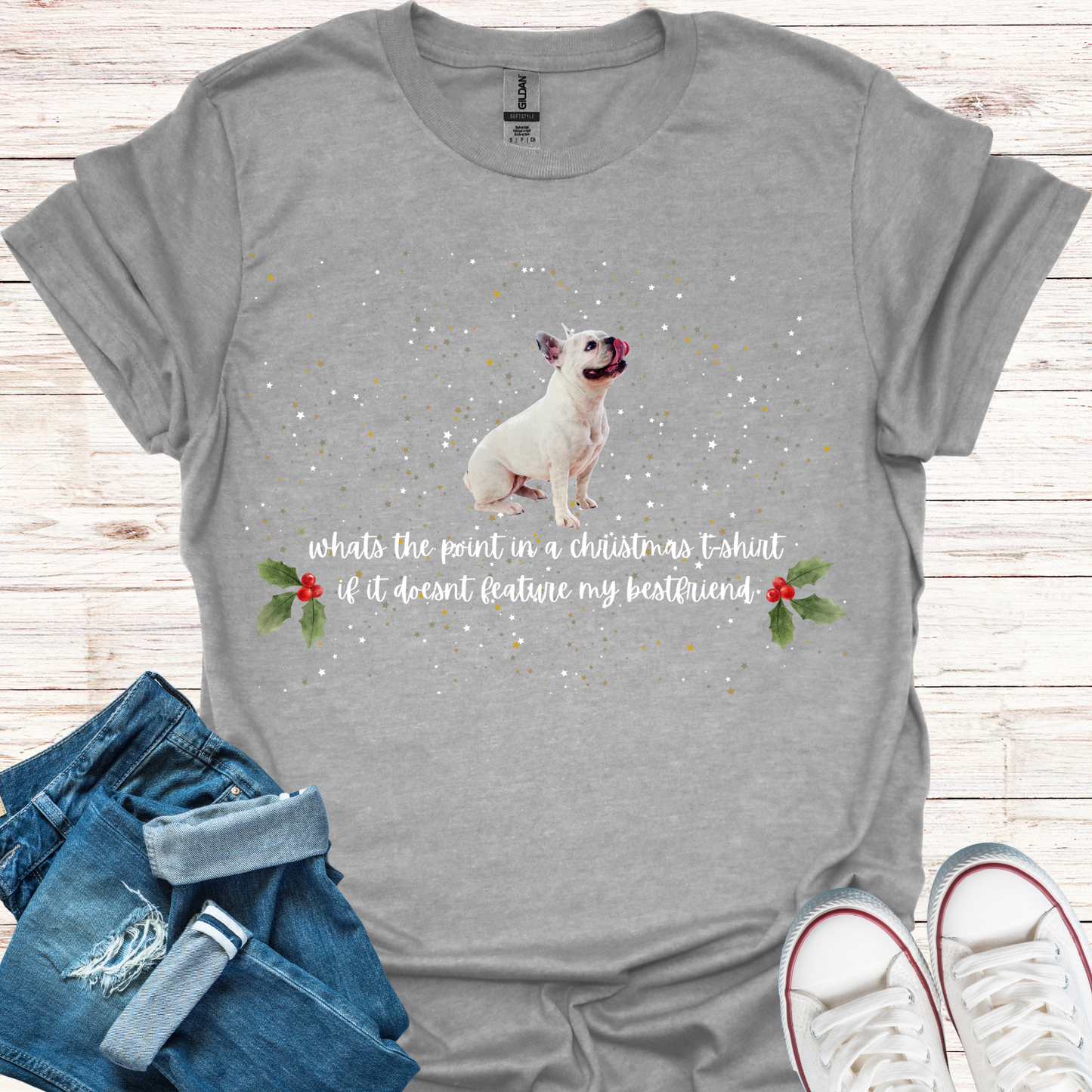 Frenchie - Bestfriend Christmas T-Shirt