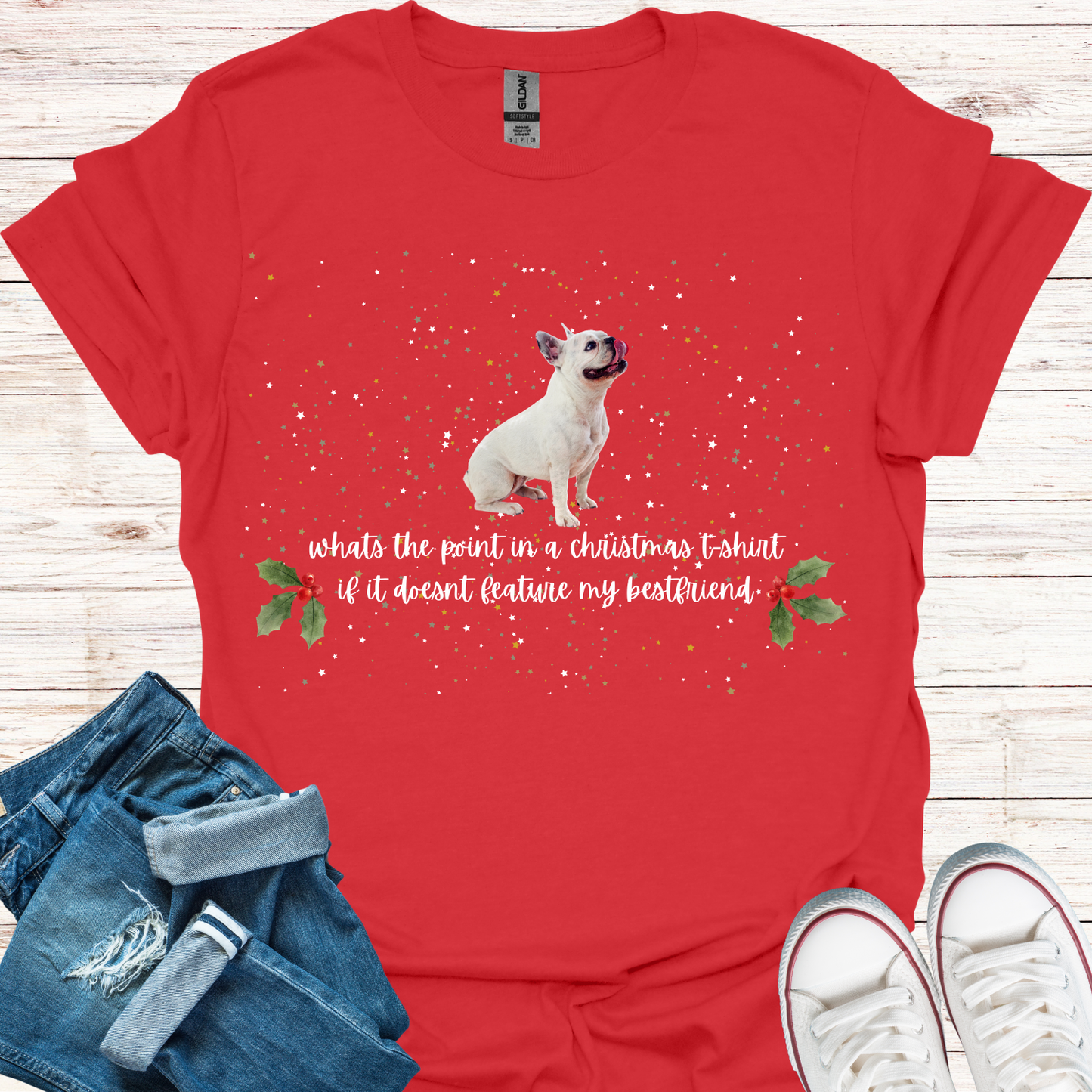 Frenchie - Bestfriend Christmas T-Shirt