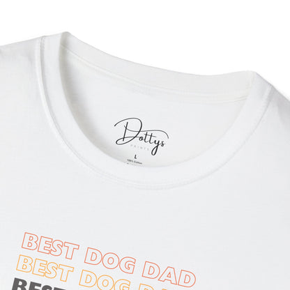 Fade In Best Dog Dad T-Shirt