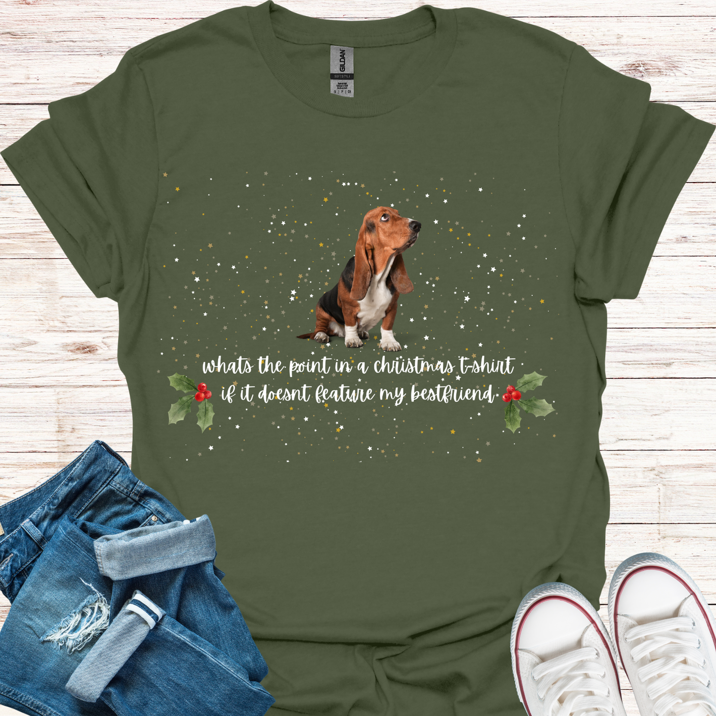 Basset Hound - Bestfriend Christmas T-Shirt