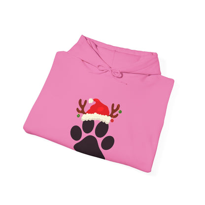 Christmas Paw Print Hoodie