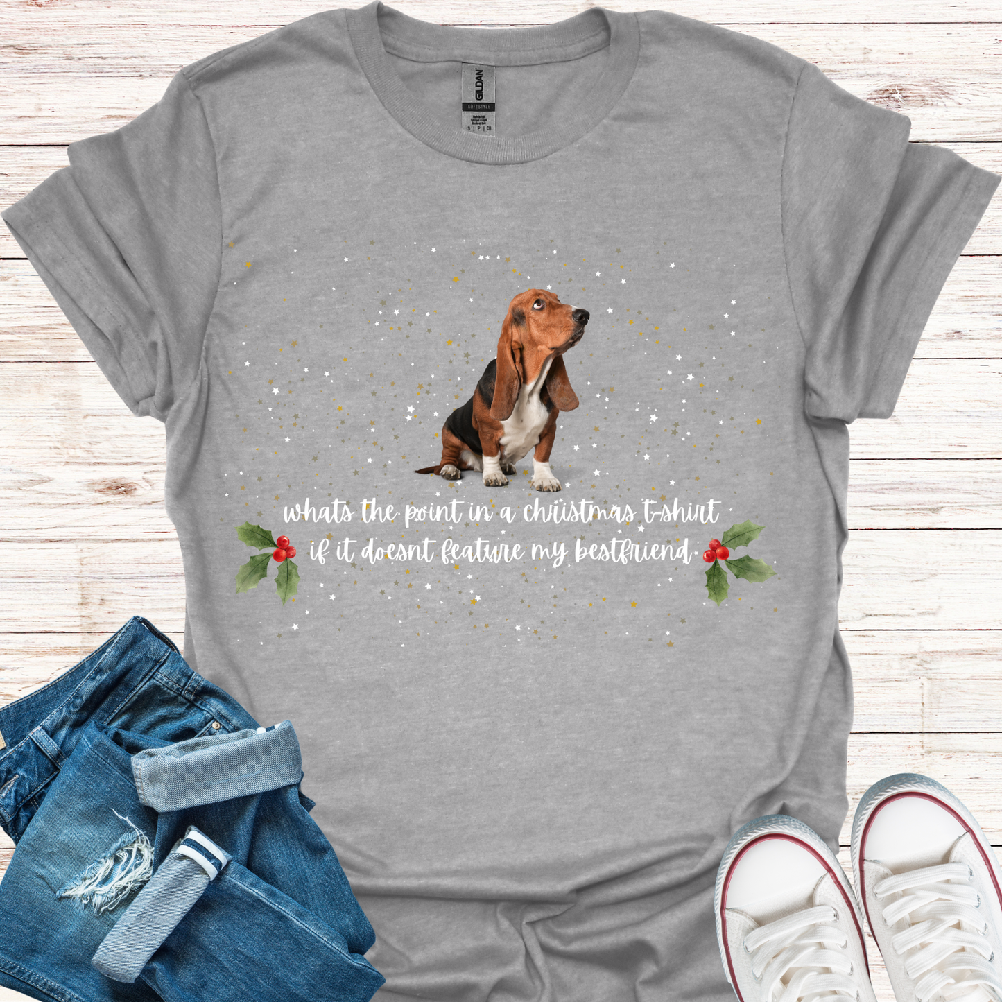 Basset Hound - Bestfriend Christmas T-Shirt