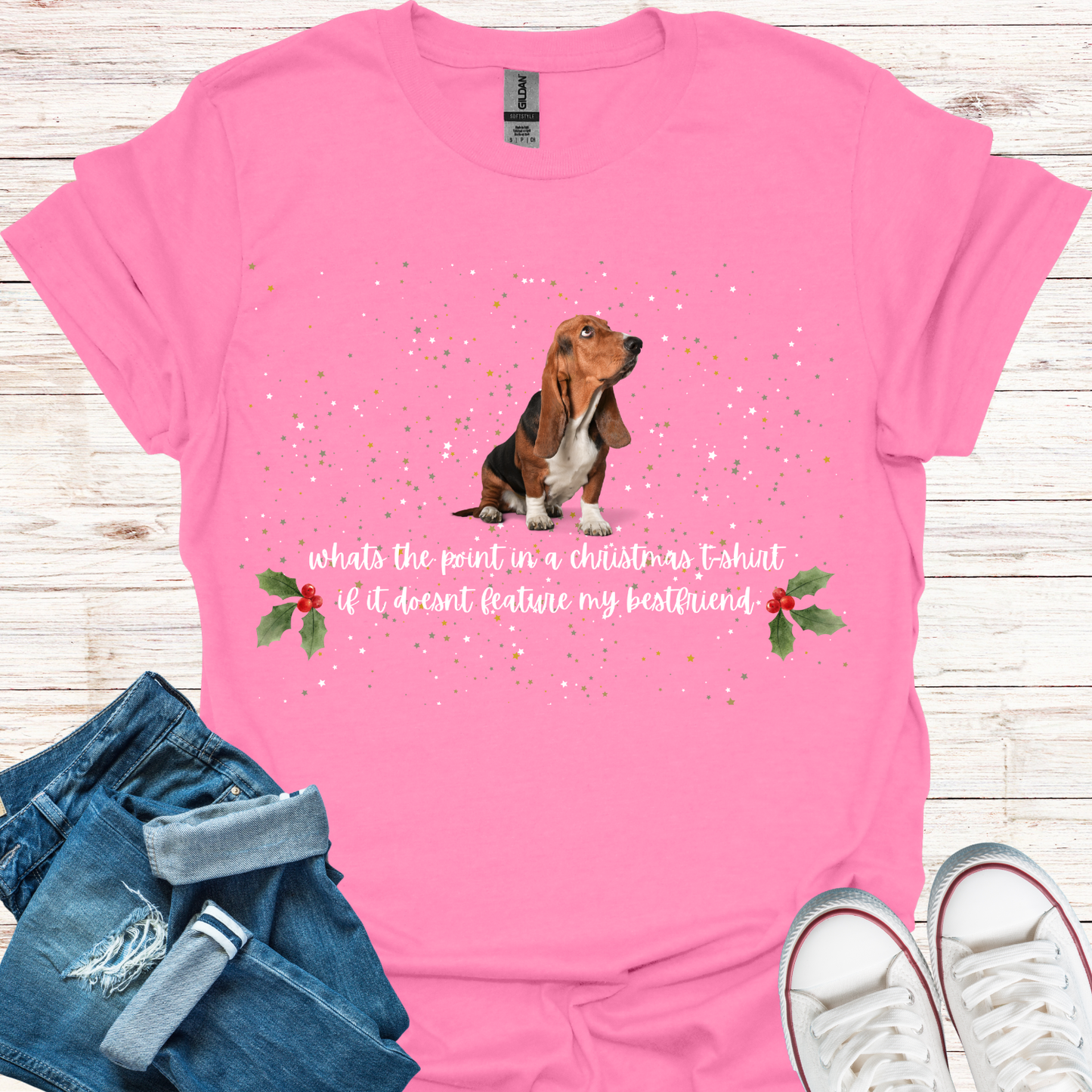 Basset Hound - Bestfriend Christmas T-Shirt