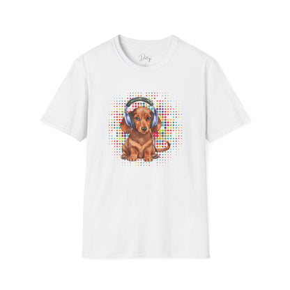 Cute Dj Dog T-Shirt