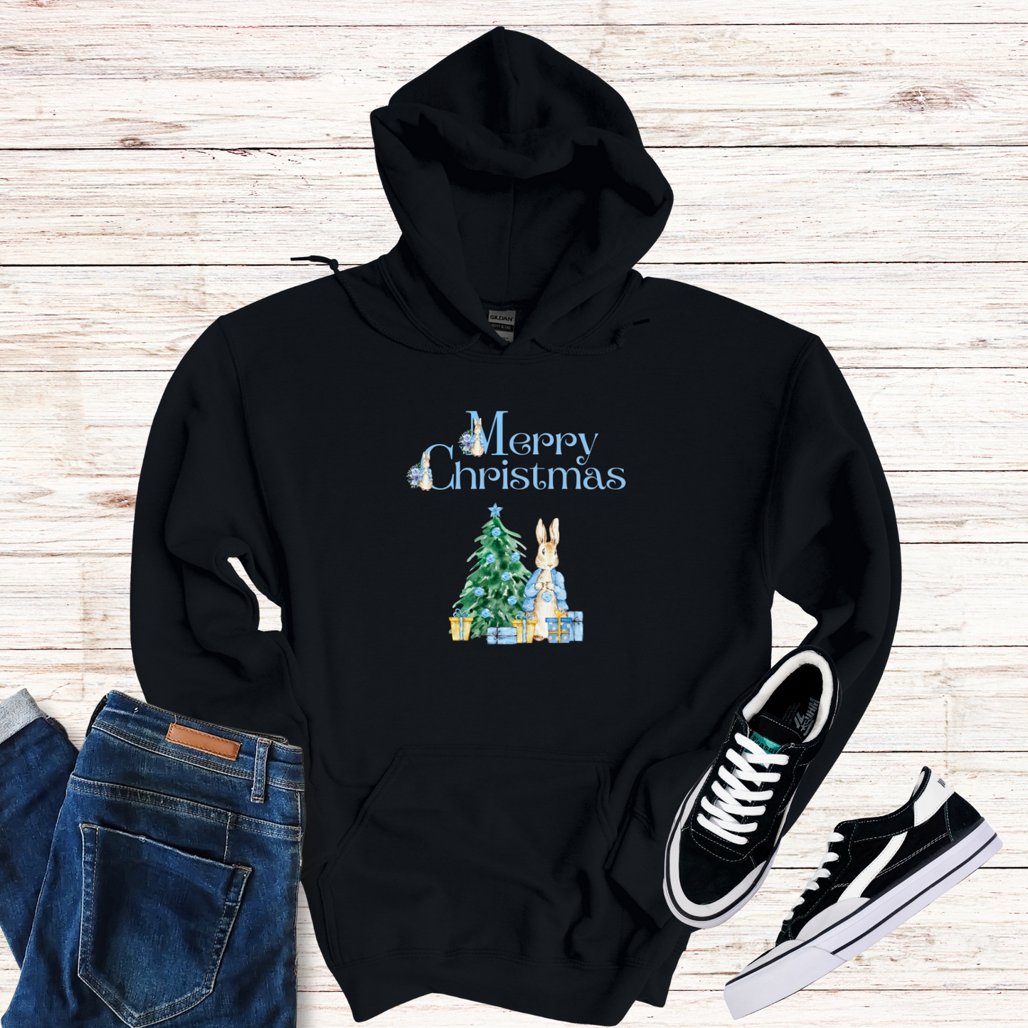 Rabbit Christmas Hoodie