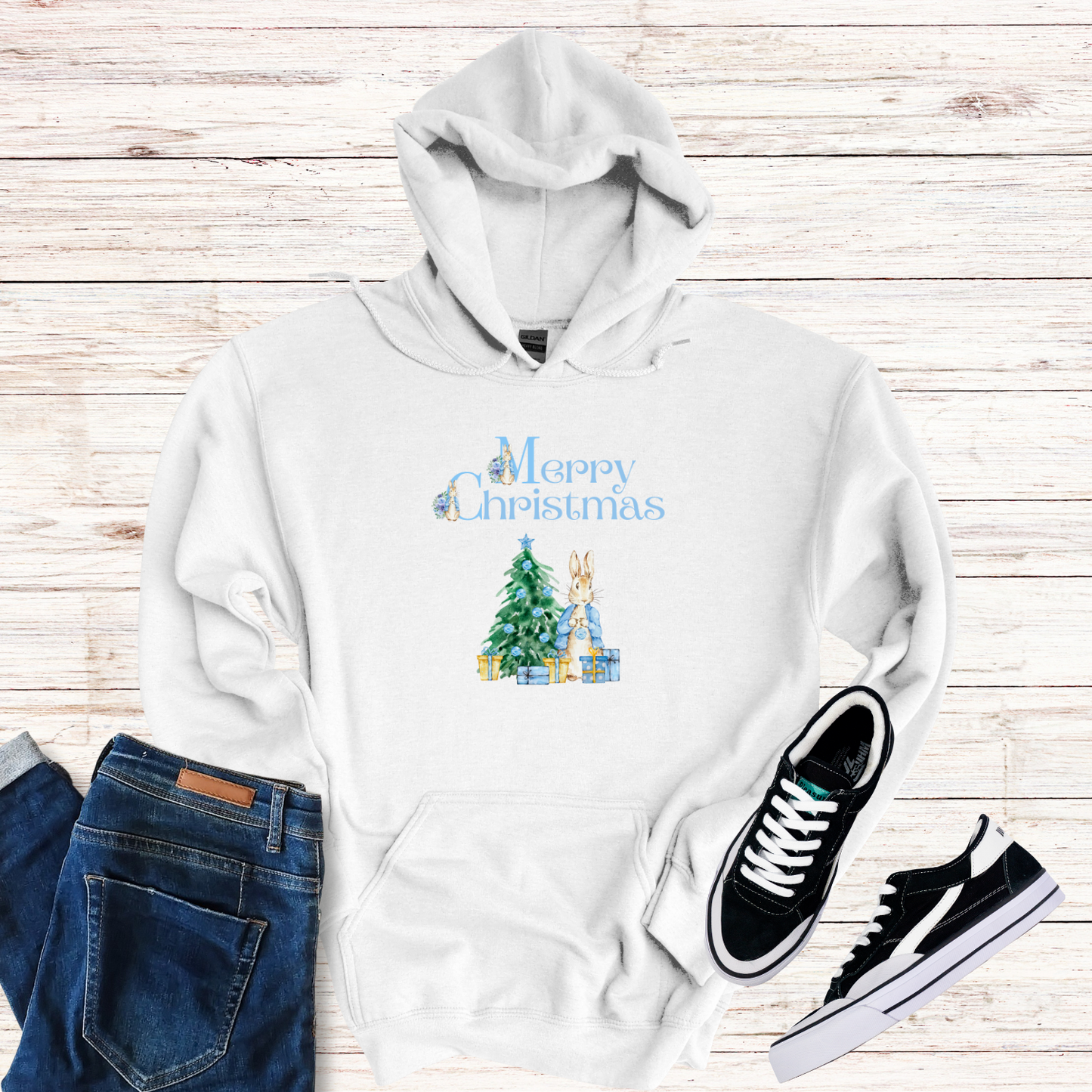 Rabbit Christmas Hoodie