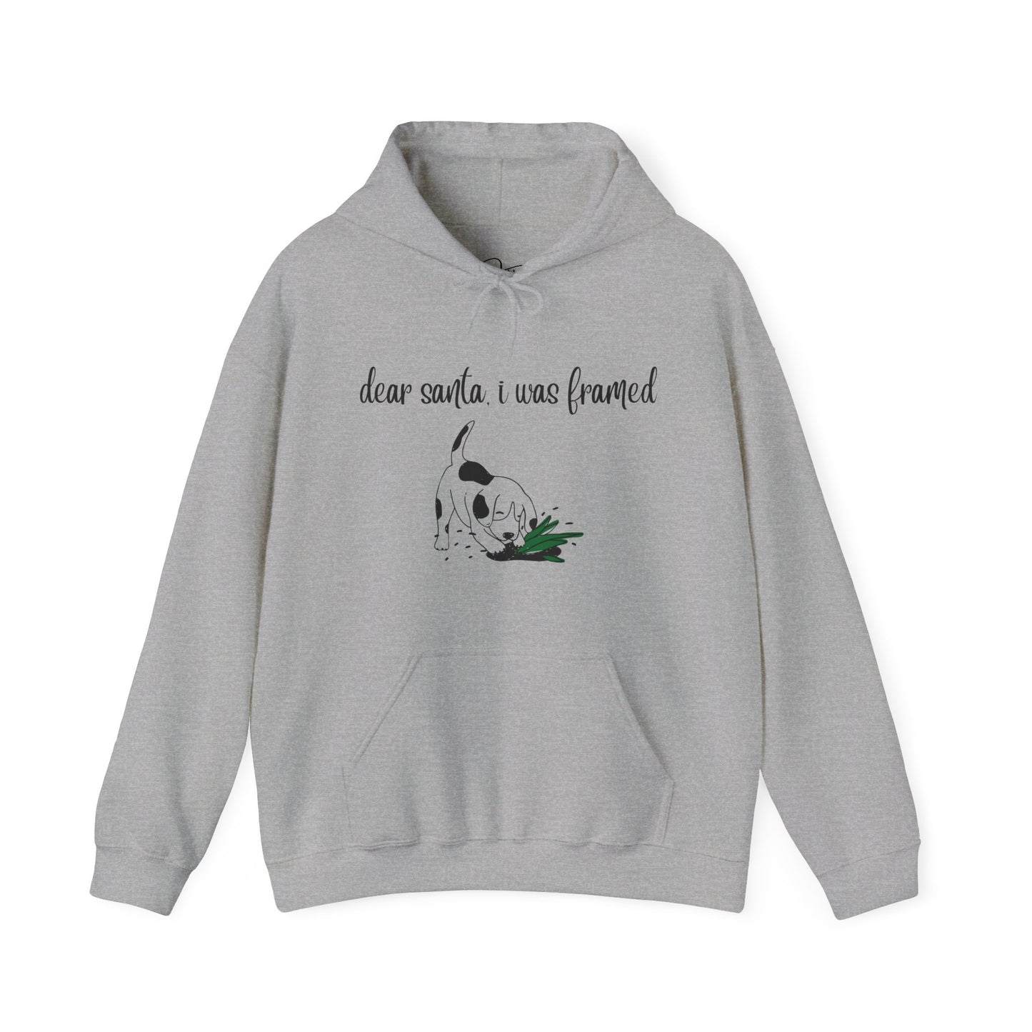 Dear Santa I Was Framed Hoodie