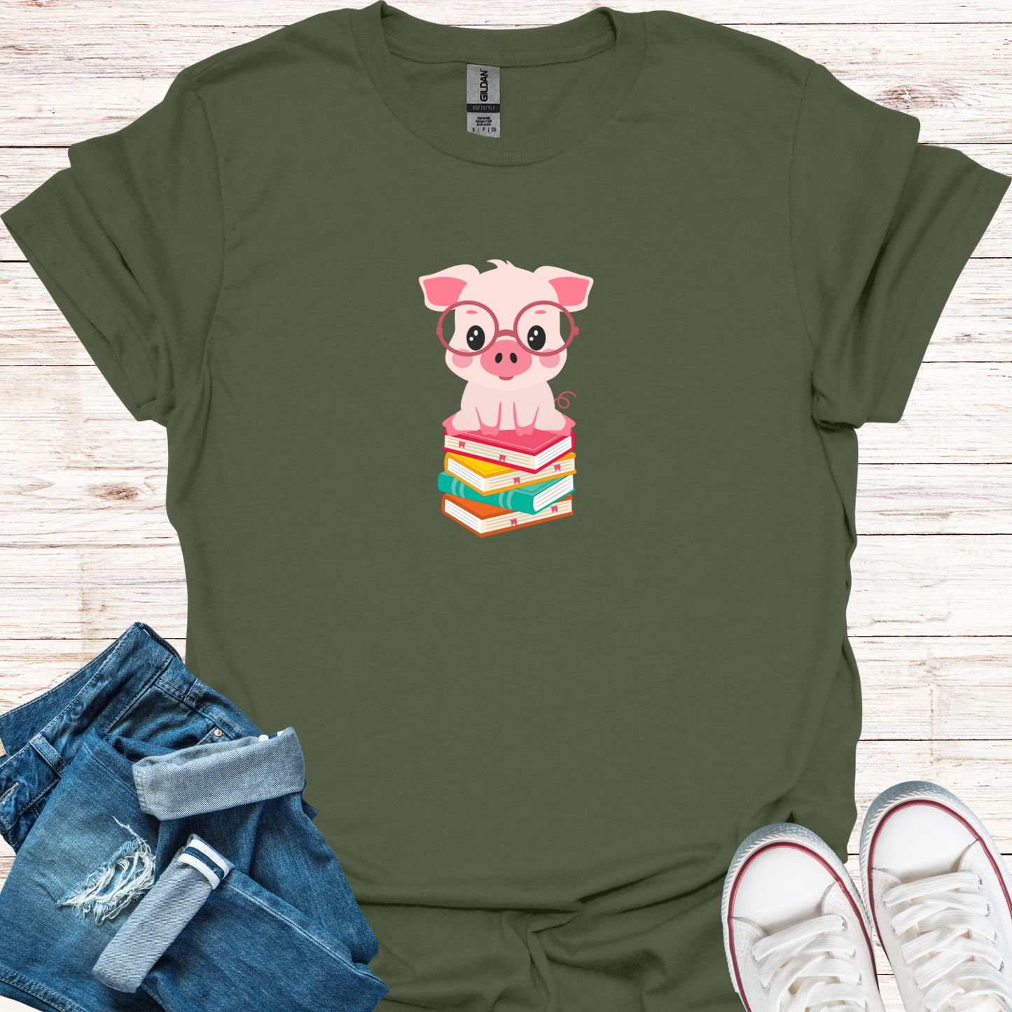 Geeky Piggy T-Shirt