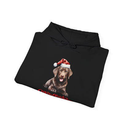 Chocolate Labrador Christmas Hoodie