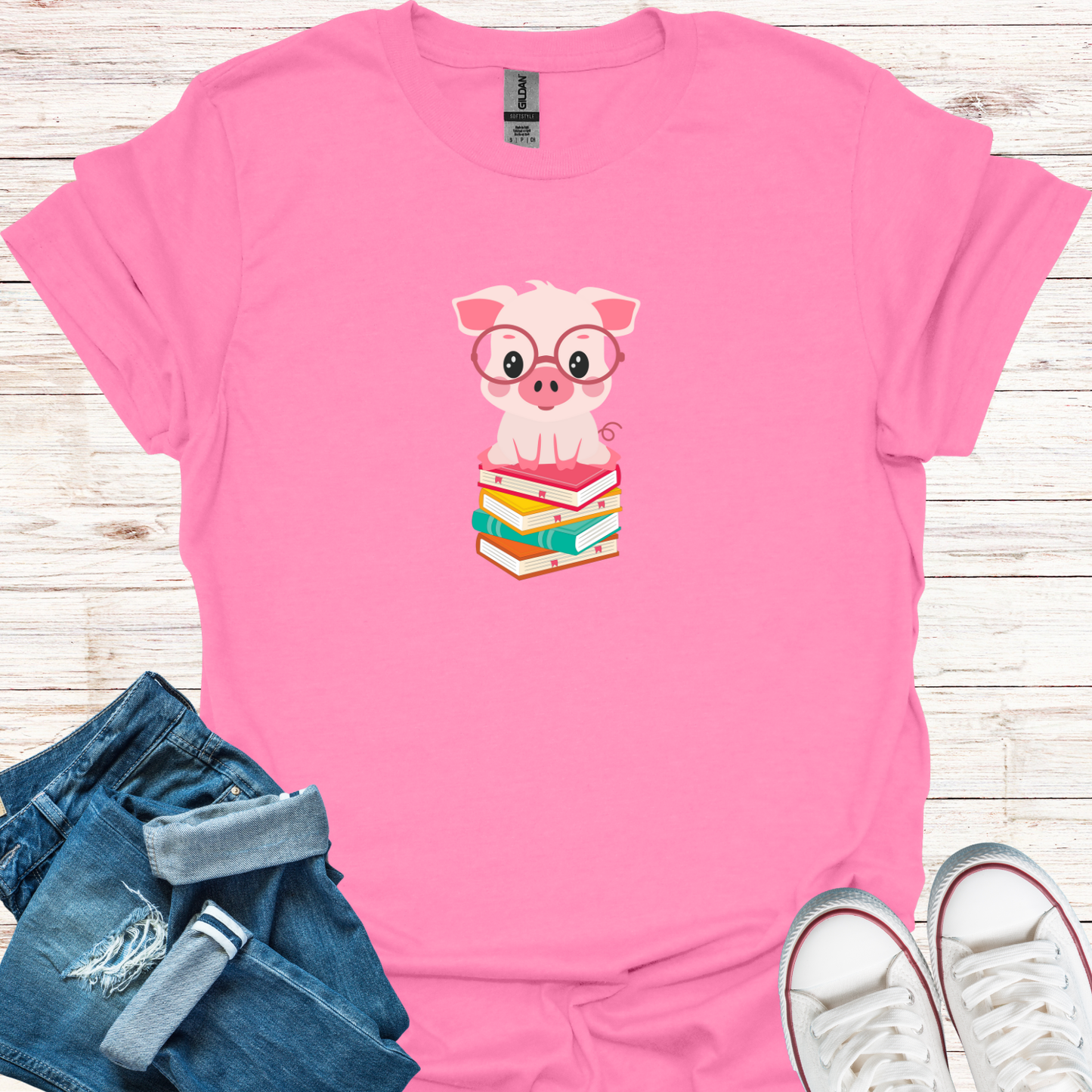 Geeky Piggy T-Shirt