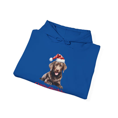 Chocolate Labrador Christmas Hoodie