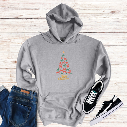 Horse Christmas Tree Hoodie