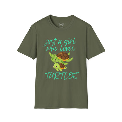 Just A Girl Who Loves Turtles T-Shirt