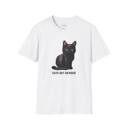 Cute But Devious Black Cat T-Shirt