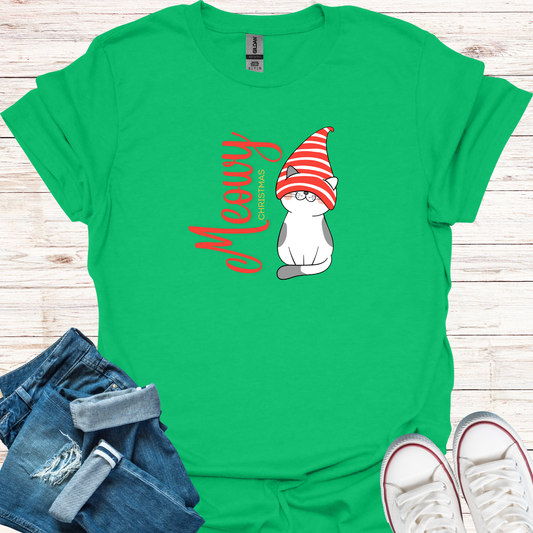 Meowy Christmas T-Shirt