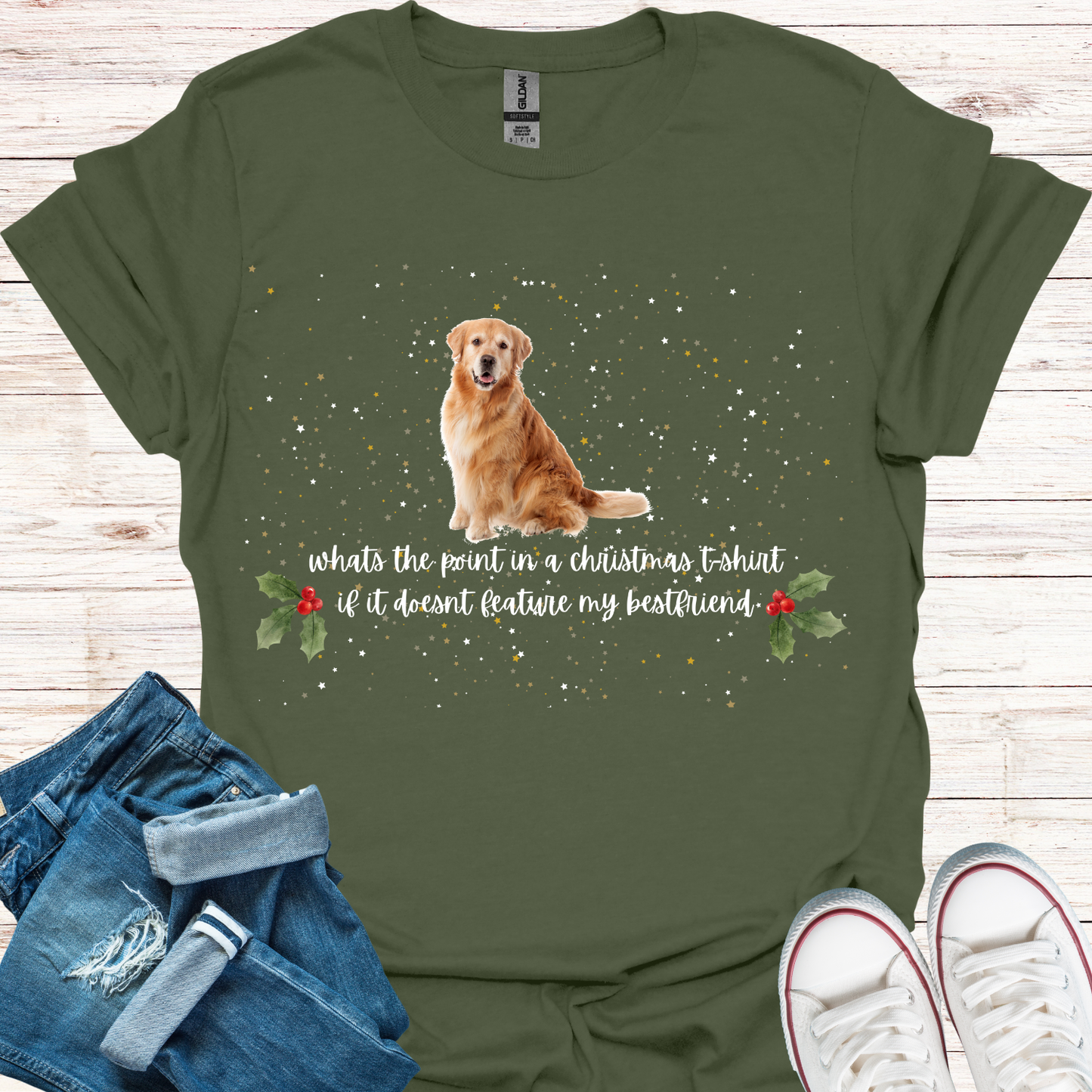 Golden Retriever - Bestfriend Christmas T-Shirt