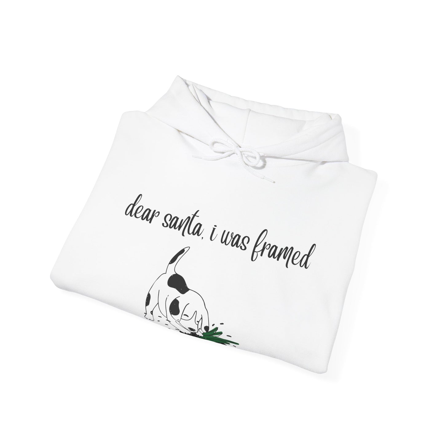 Dear Santa I Was Framed Hoodie