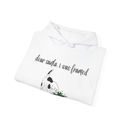 Dear Santa I Was Framed Hoodie