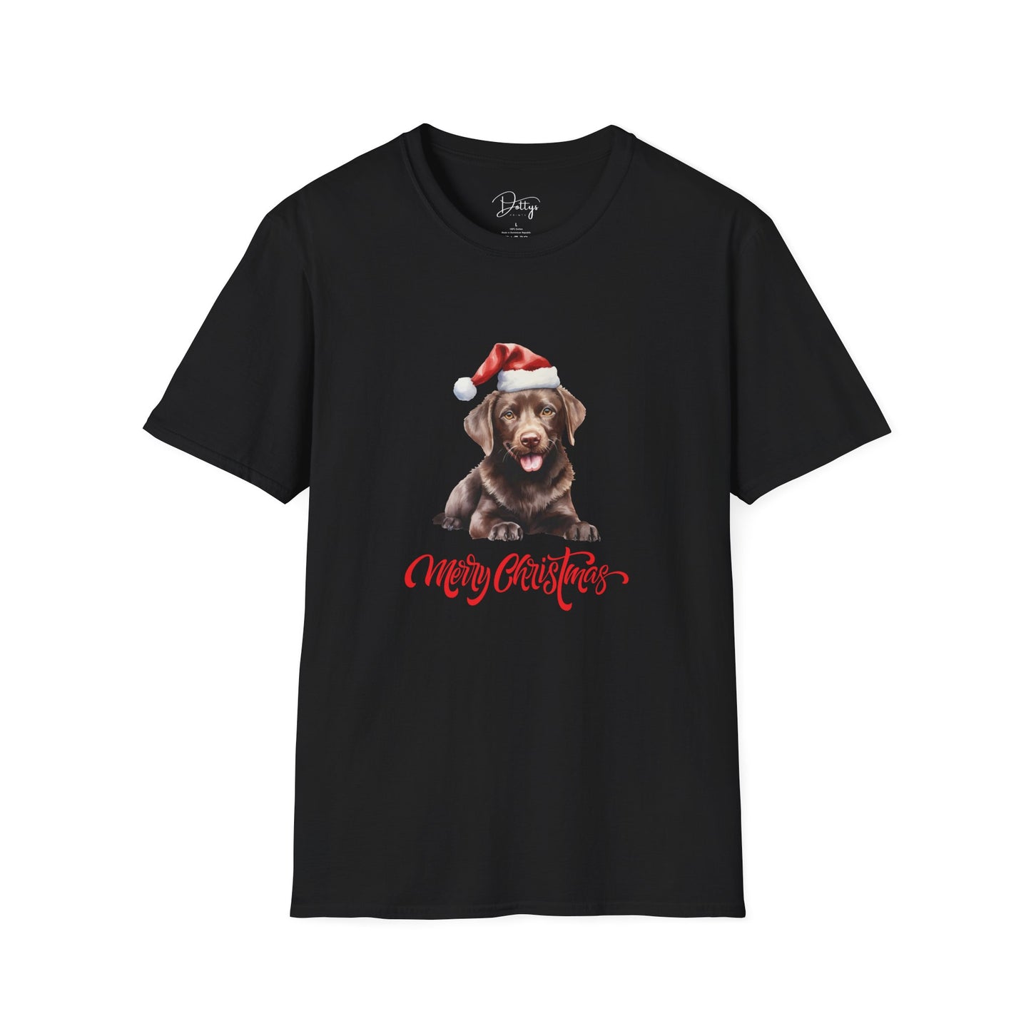 Chocolate Labrador Christmas T-Shirt