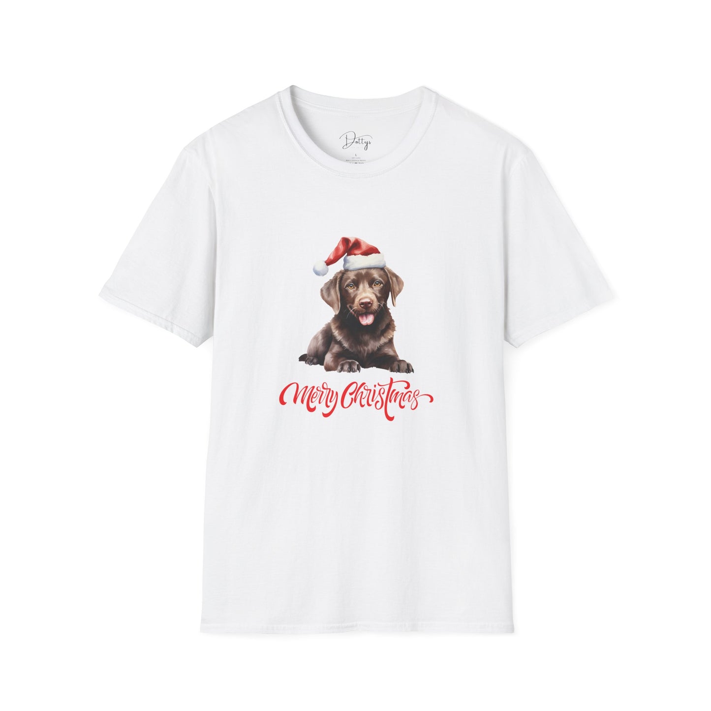 Chocolate Labrador Christmas T-Shirt