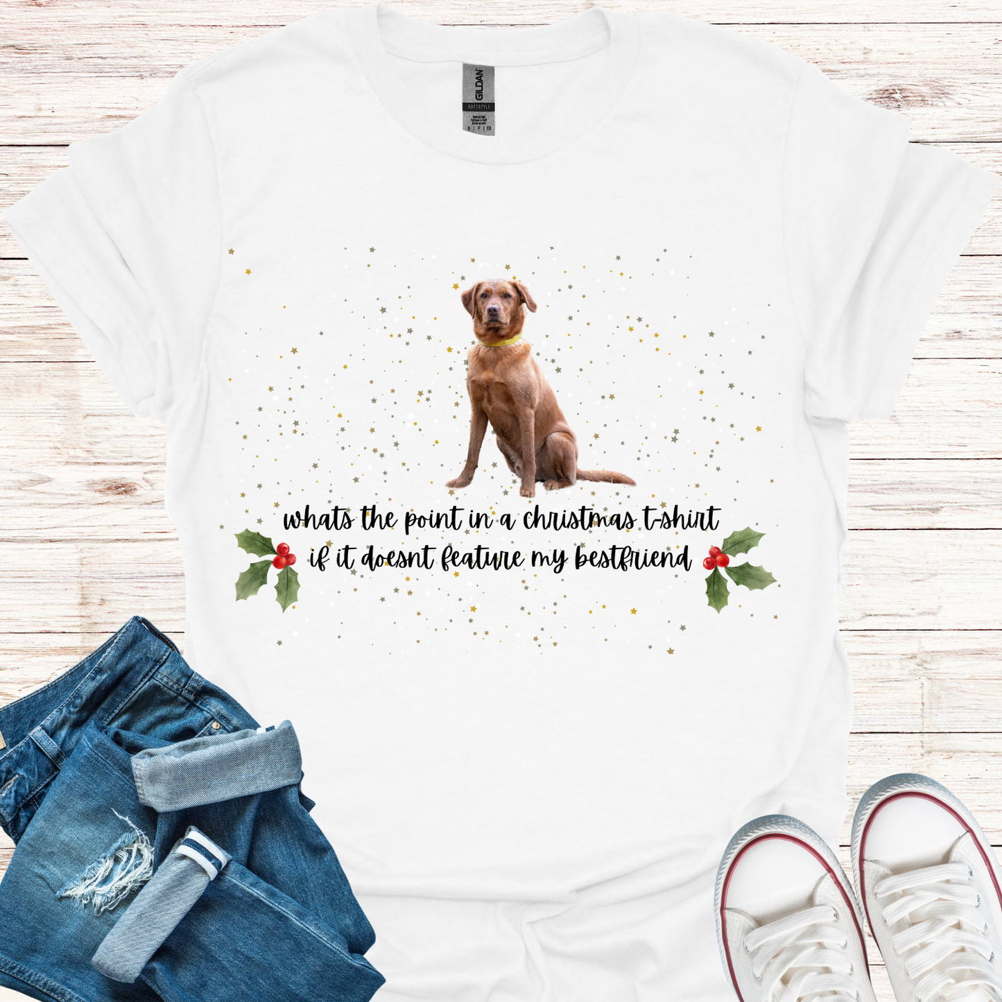 Yellow Labrador - Bestfriend Christms T-Shirt