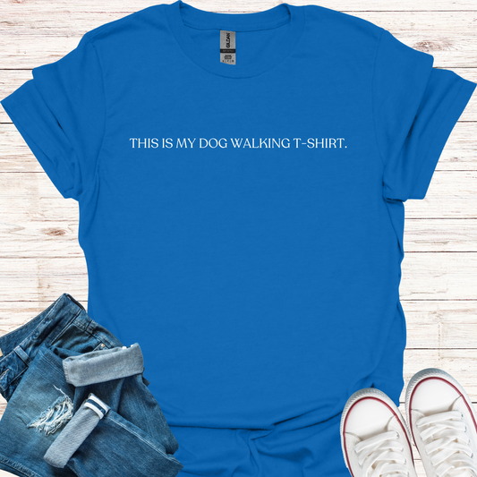 Simple Dog Walking T-Shirt