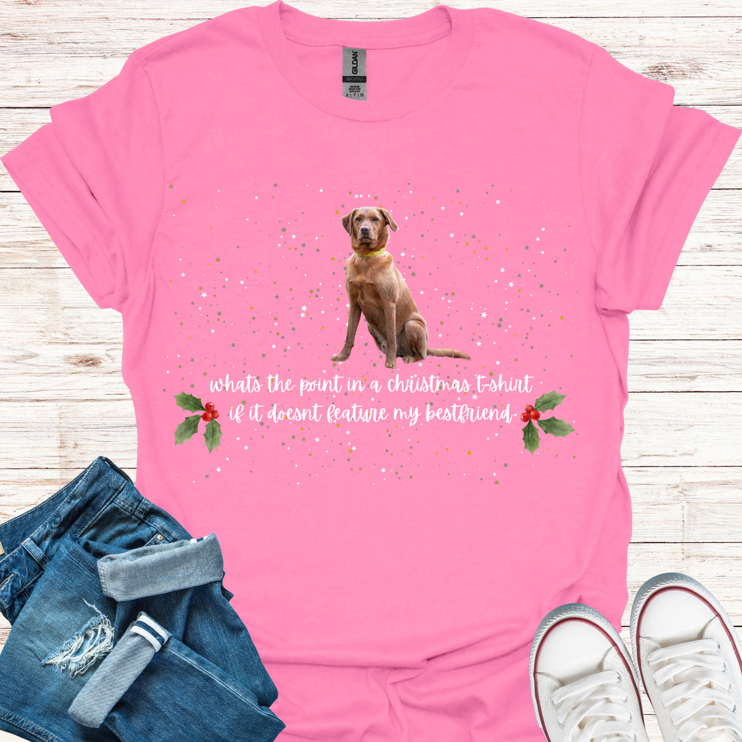 Yellow Labrador - Bestfriend Christms T-Shirt