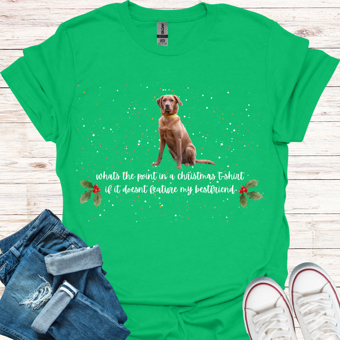 Yellow Labrador - Bestfriend Christms T-Shirt