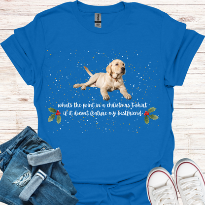 Yellow Labrador Puppy - Bestfriend Christmas T-Shirt