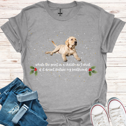 Yellow Labrador Puppy - Bestfriend Christmas T-Shirt