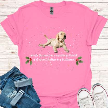 Yellow Labrador Puppy - Bestfriend Christmas T-Shirt