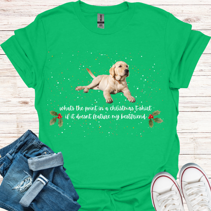 Yellow Labrador Puppy - Bestfriend Christmas T-Shirt