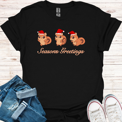 Christmas Chipmunks T-Shirt