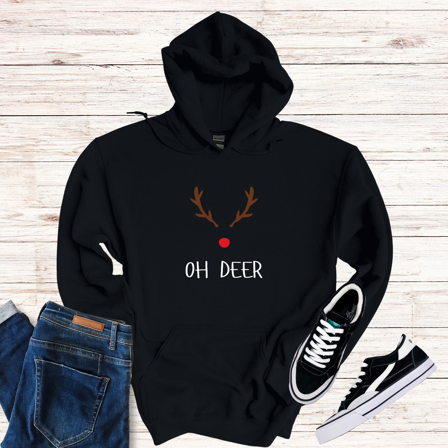 Oh Deer Christmas Hoodie