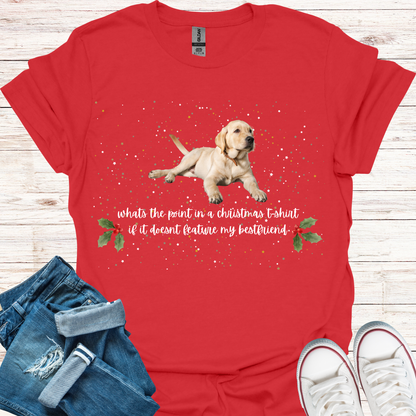 Yellow Labrador Puppy - Bestfriend Christmas T-Shirt