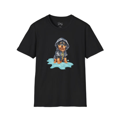 Rottweiler In A Raincoat T-Shirt